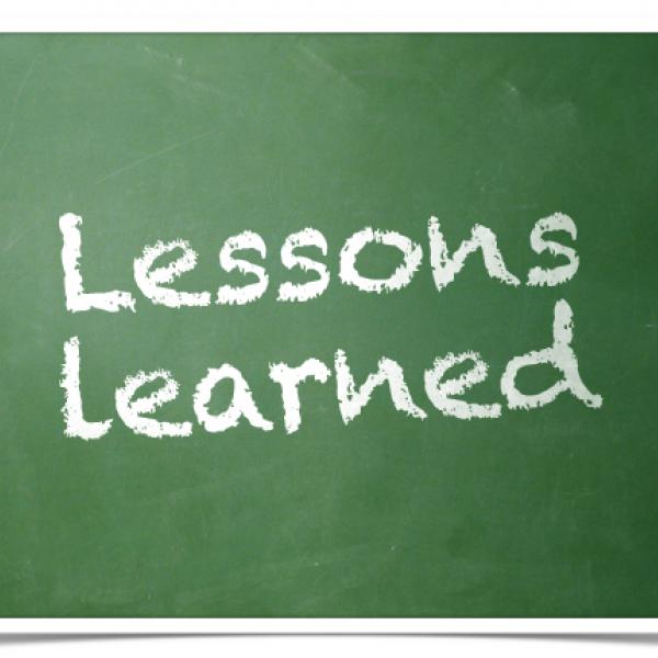 lessons learned